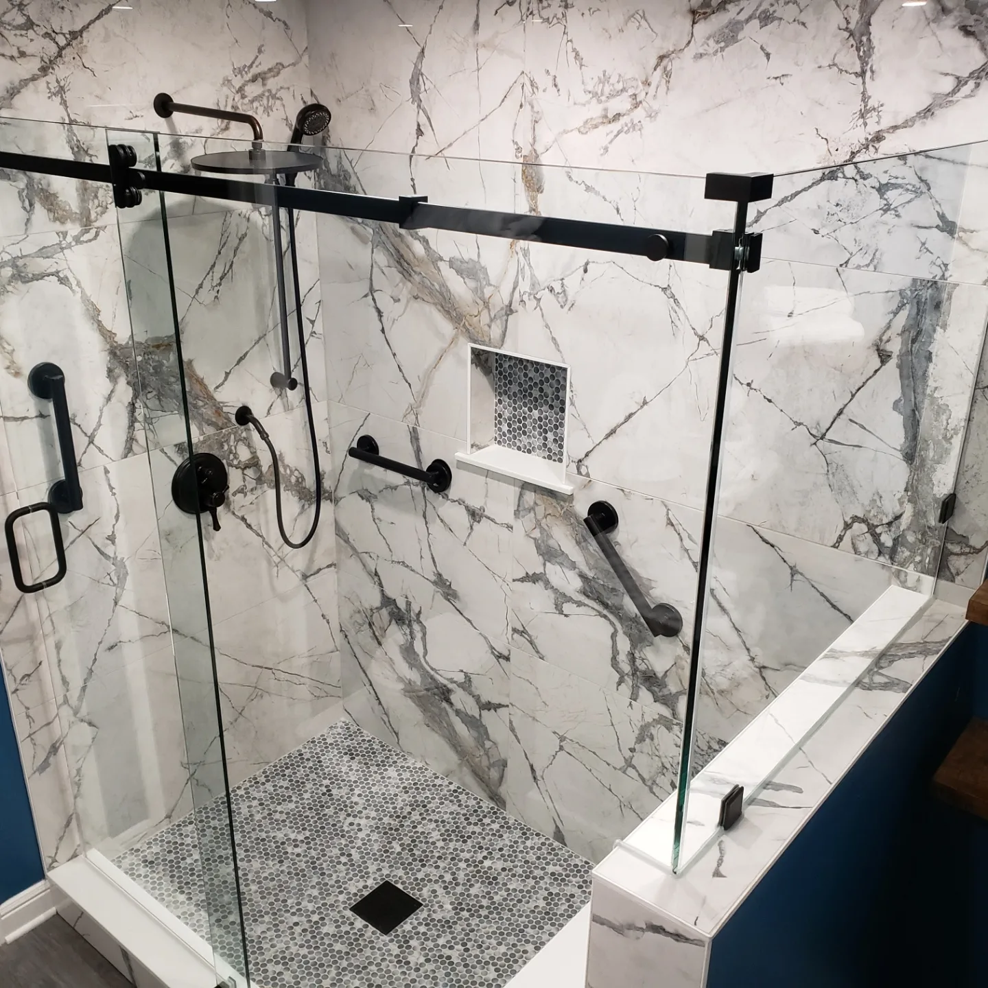 Chic Bathroom Redesign | Hard Hat Construction